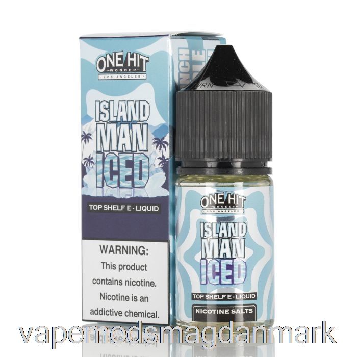 Vape Uden Nikotin Island Man Iced - One Hit Wonder Salt - 30ml 25mg